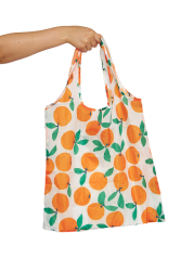 Recycled Nylon Fold Up Shopper Oranges