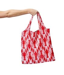 Recycled Nylon Fold Up Shopper Lobster